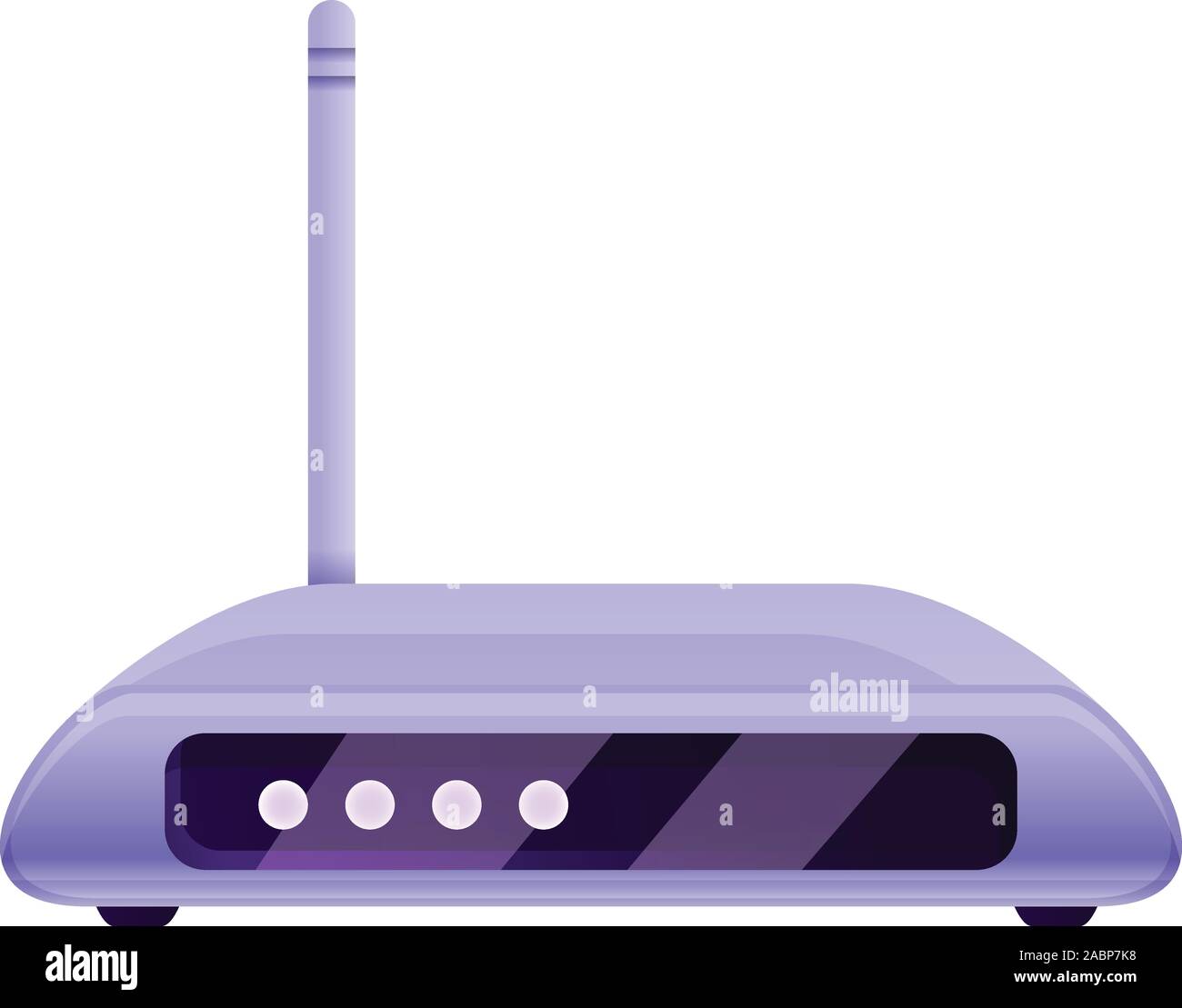 Domain router icon. Cartoon of domain router vector icon for web design ...
