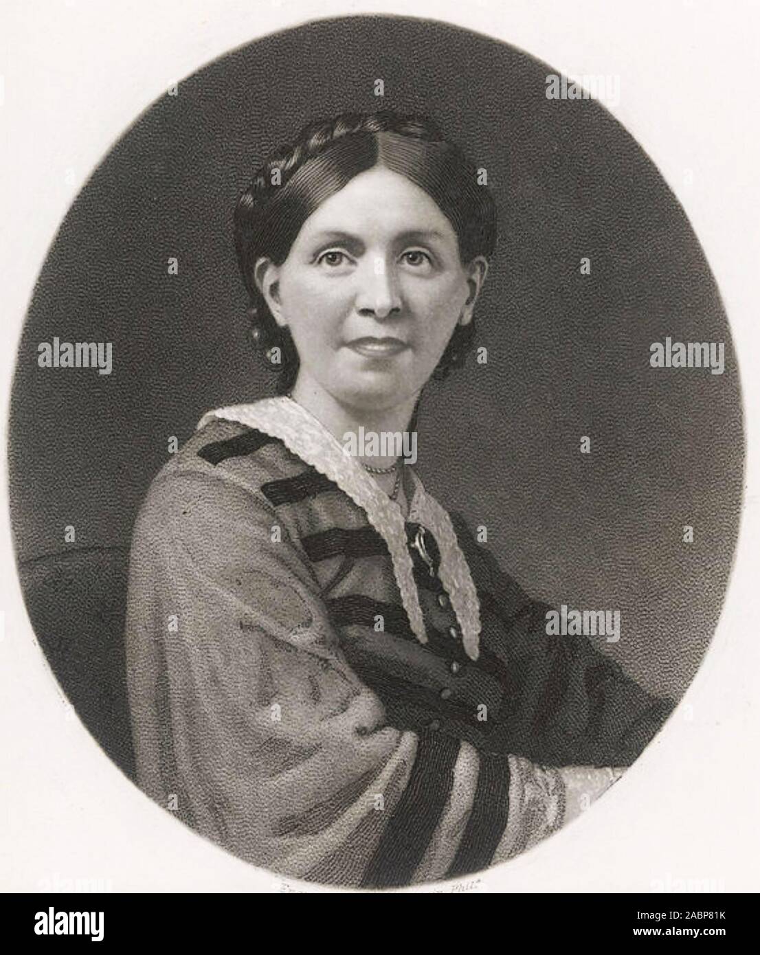 EMMA HARDINGE BRITTEN (1823-1899) English spiritualist Stock Photo