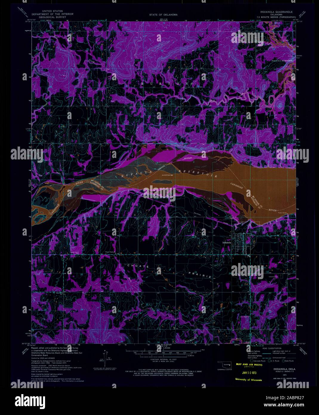 Map of indianola hires stock photography and images Alamy