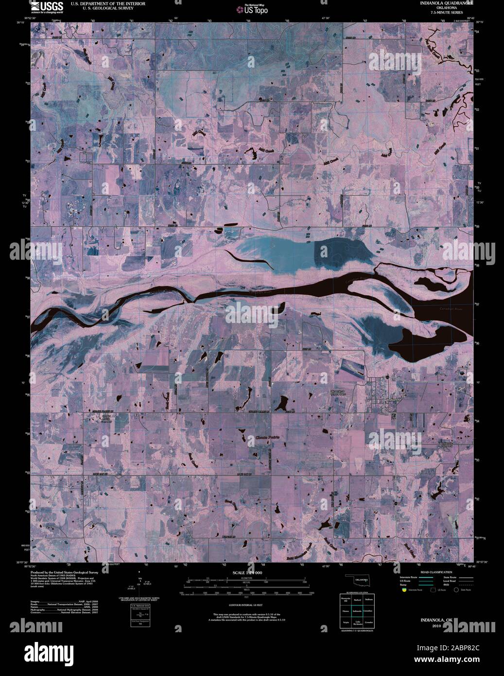 Map of indianola hires stock photography and images Alamy