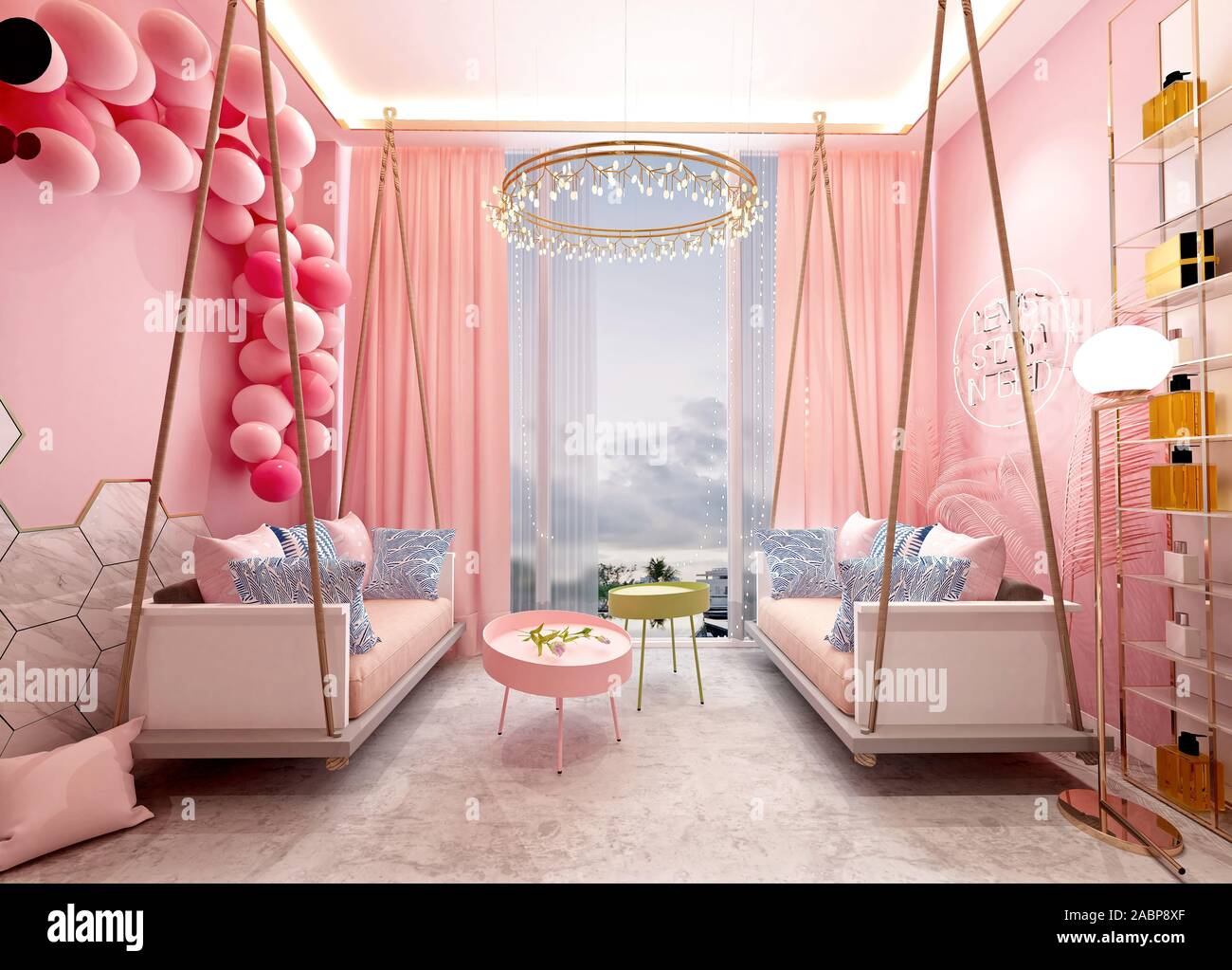 3d Render Massage Room Stock Photo 334248167 Alamy