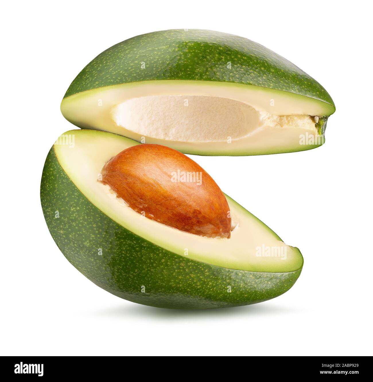 avocado isolated on a white background. Stock Photo