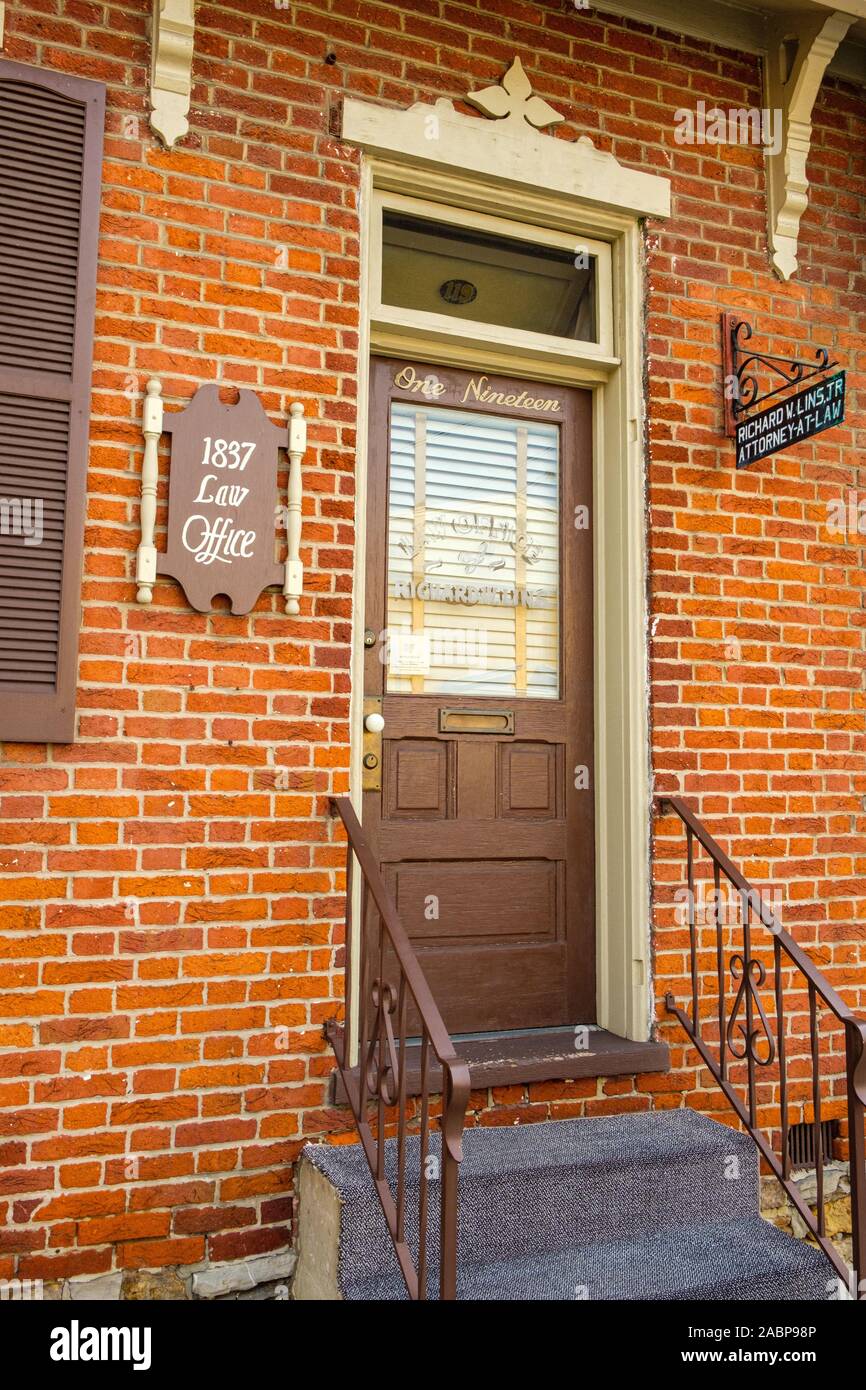 Richard W Lins Attorney, 119 South Juliana Street, Bedford, PA Stock Photo