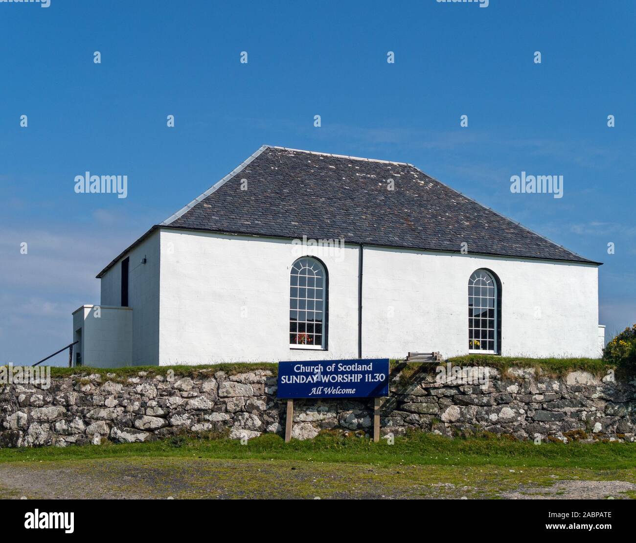 Colonsay and Oronsay Parish Church on the Isle of Colonsay, Scotland