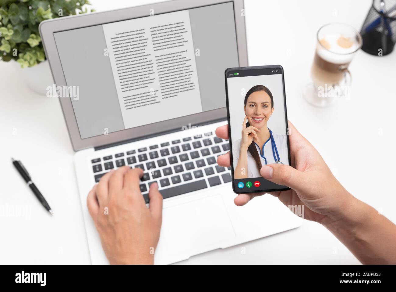 Telehealth hi-res stock photography and images - Alamy