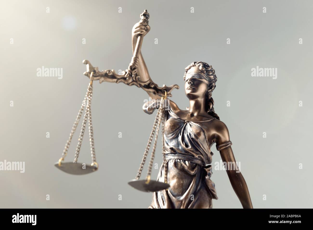 Statue of Justice - lady justice. Law, legal concept Stock Photo
