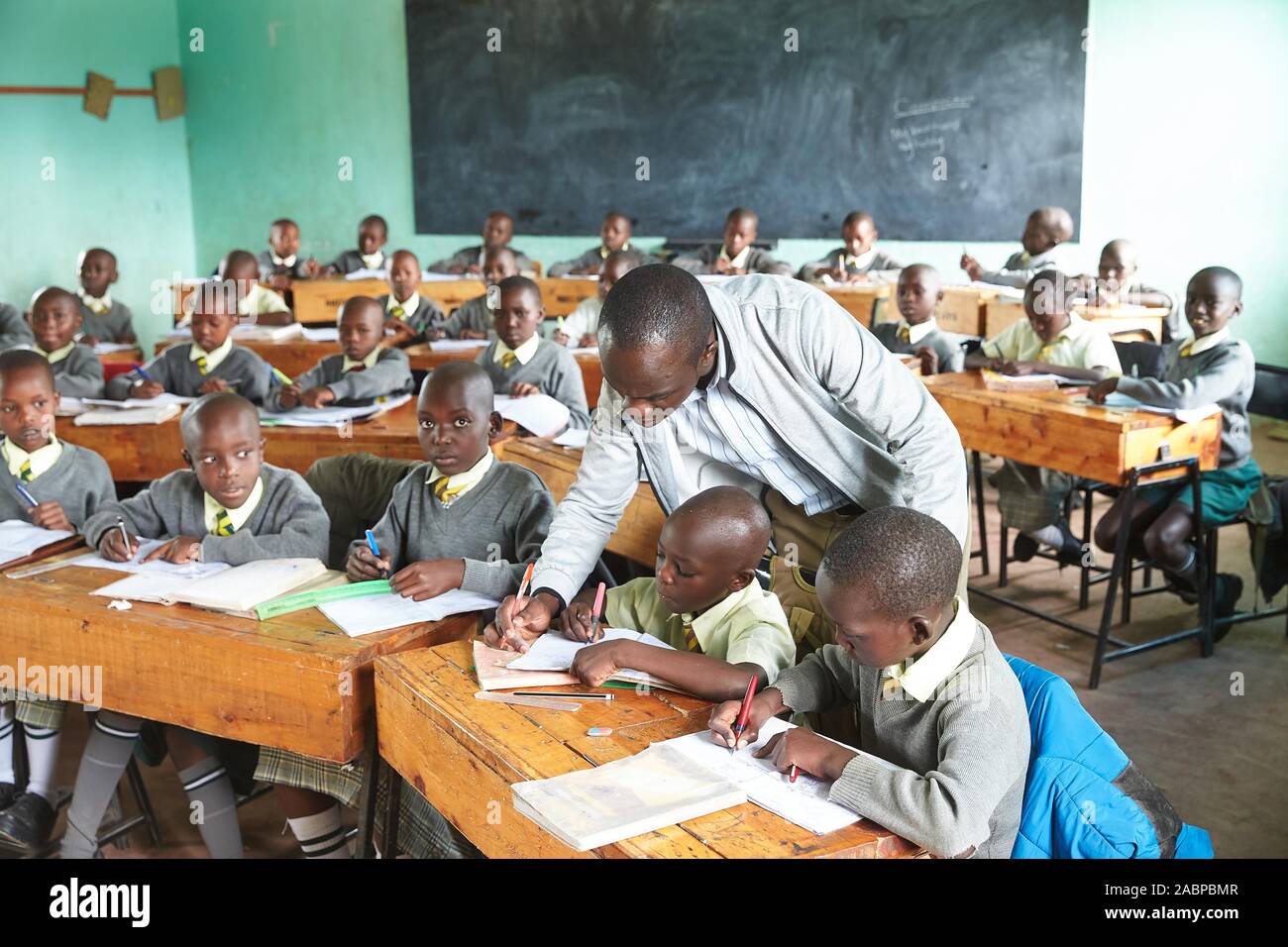 Kenya school classroom students hires stock photography and images Alamy