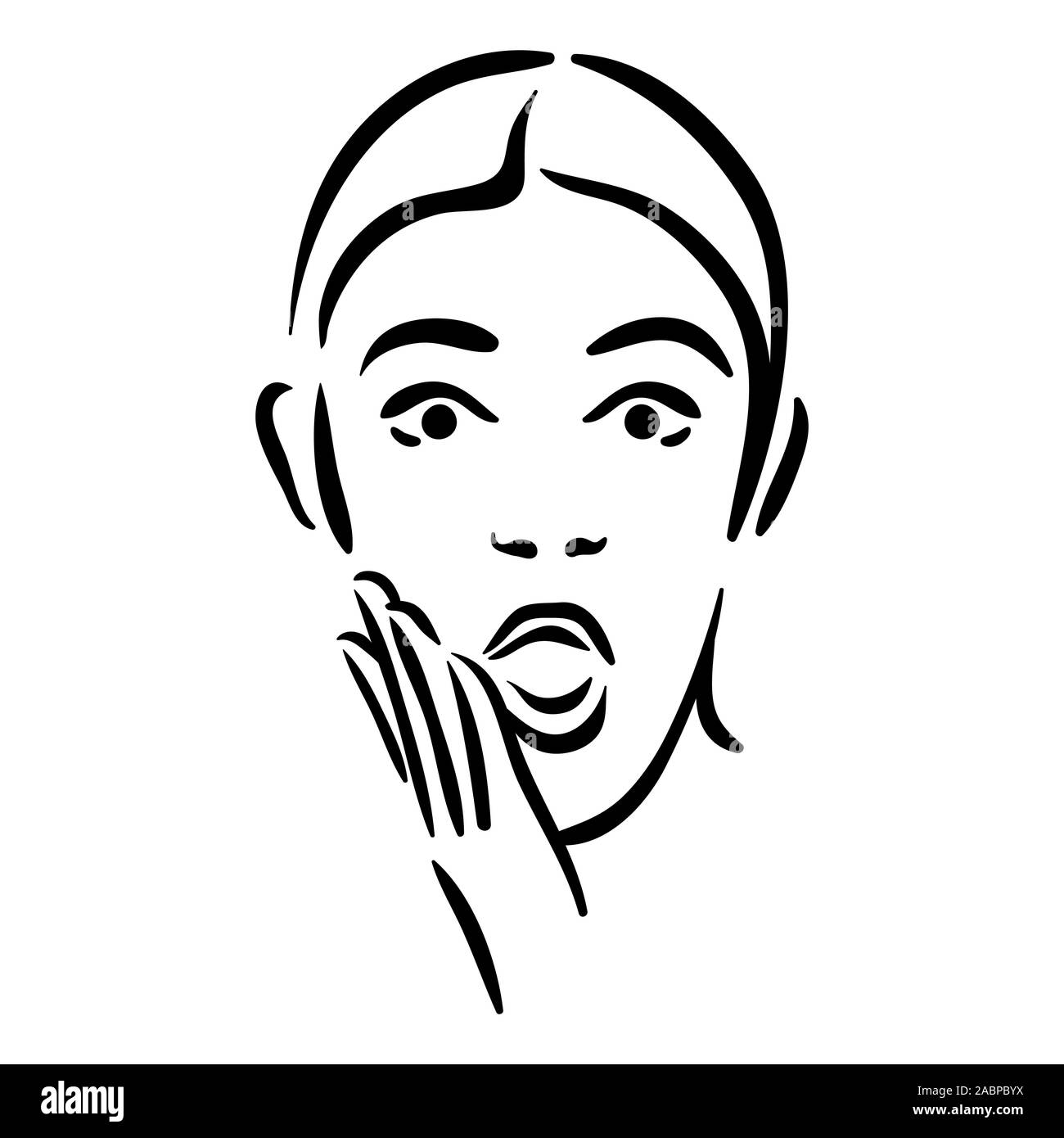 Excited Emoji Black and White Stock Photos & Images - Alamy