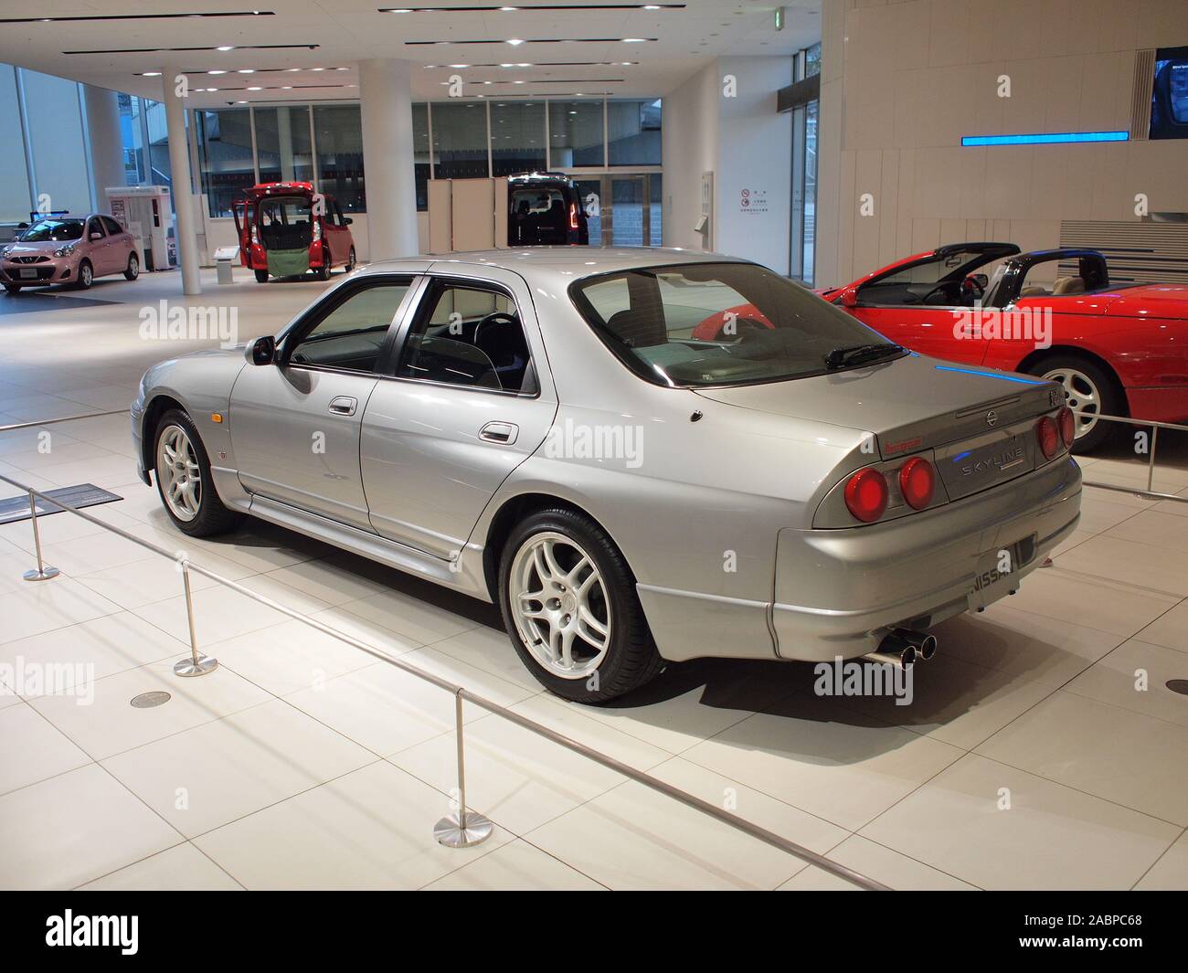 Yokohama Japan February th 19 The 1998 Nissan Skyline Gt R Autech Version 40th Anniversary At The Nissan Global Headquarters Gallery Stock Photo Alamy Yokohama Japan February th 19 The 1998 Nissan Skyline Gt R Autech Version 40th Anniversary At The Nissan Global Headquarters Gallery Stock Photo Alamy