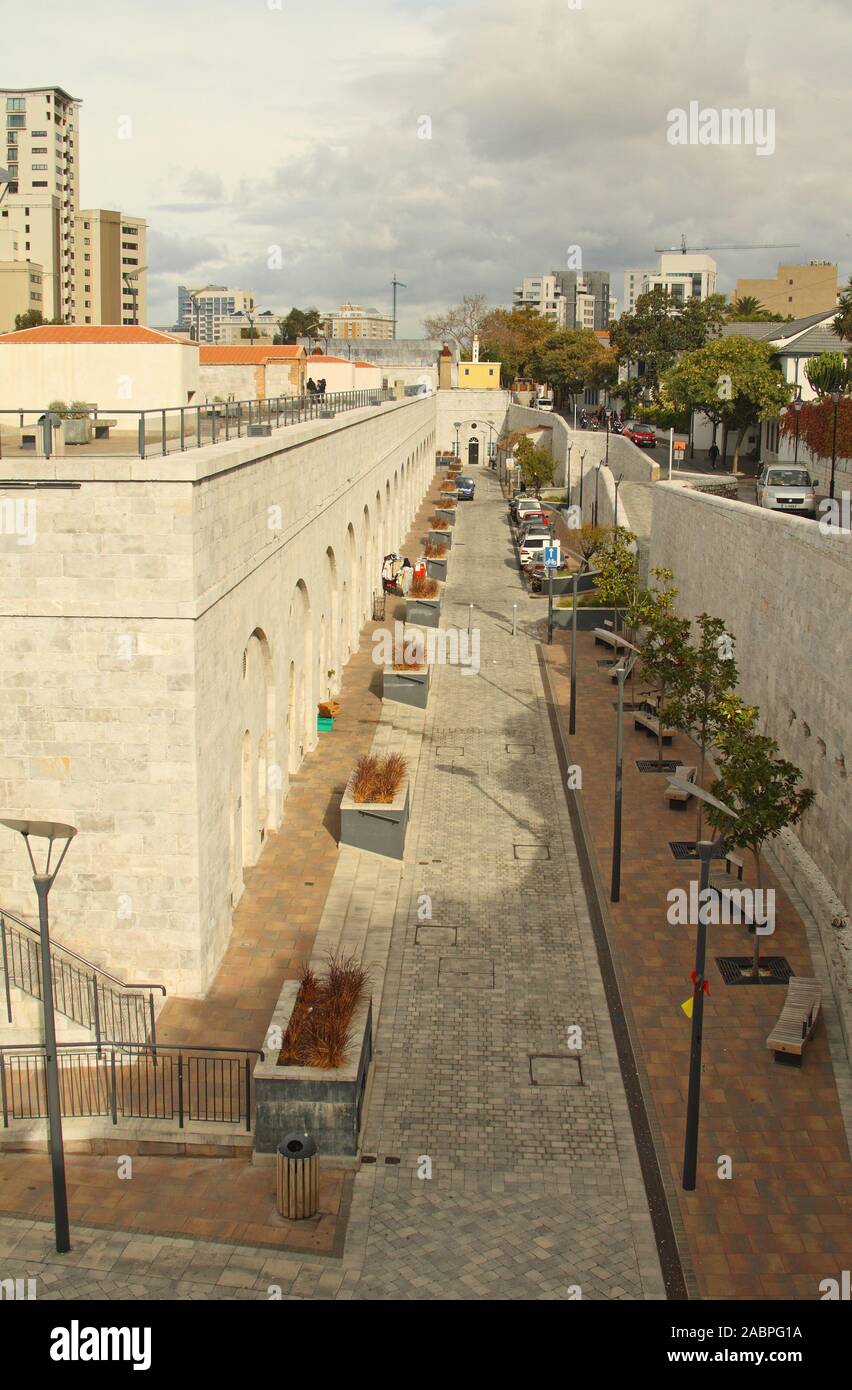 View Of Wellington Front Fortifications And Line Wall Road, Westside ...