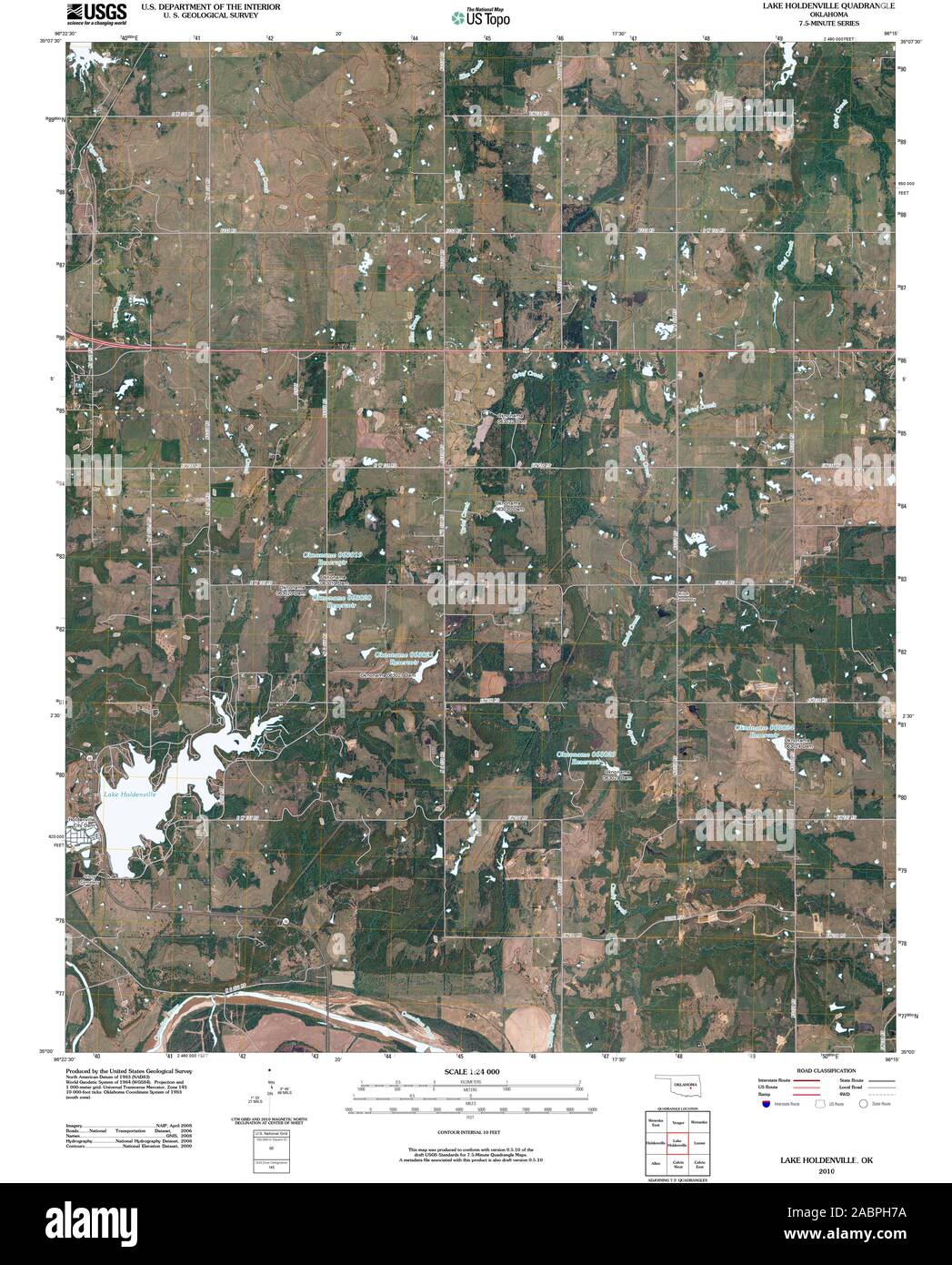 Map of holdenville Cut Out Stock Images & Pictures Alamy