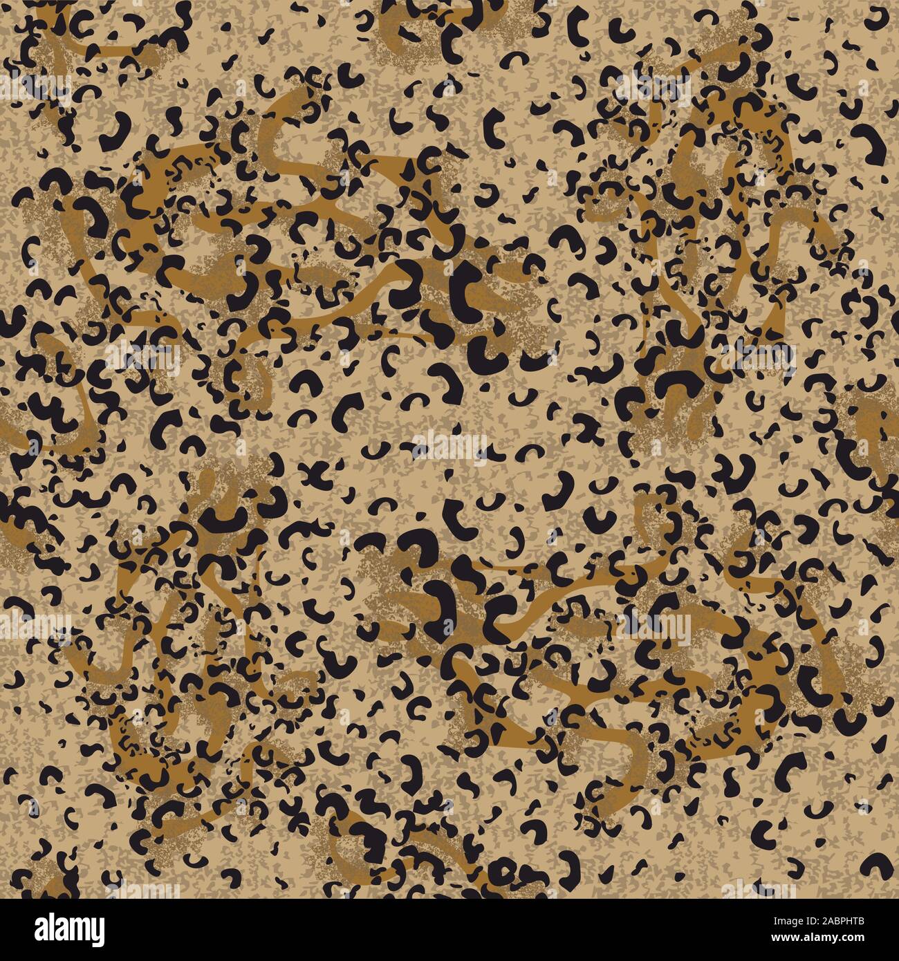 Leopard skin texture. Seamless animal fur pattern. - vector illustration  Stock Vector Image & Art - Alamy
