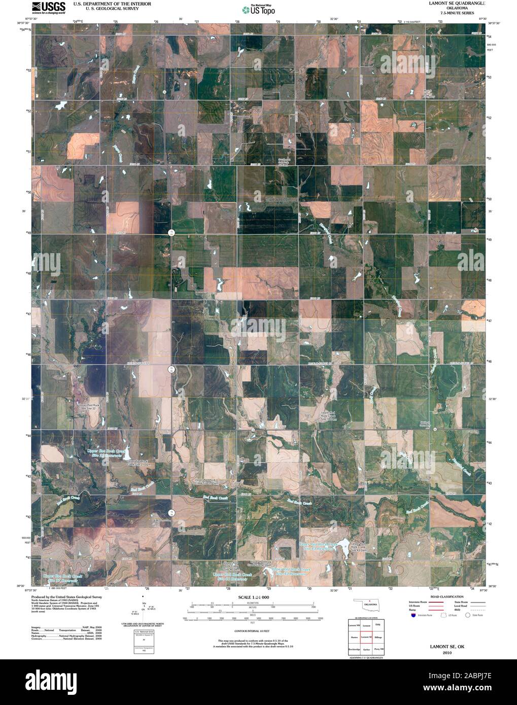 Map of lamont oklahoma hires stock photography and images Alamy