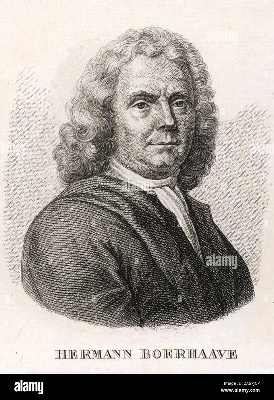 HERMAN BOERHAAVE (1668-1738) Dutch botanist and physician Stock Photo