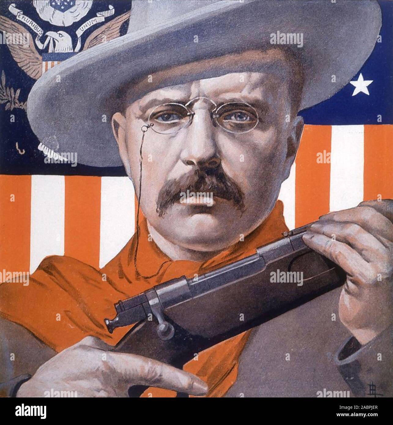 Theodore roosevelt president hi-res stock photography and images - Alamy