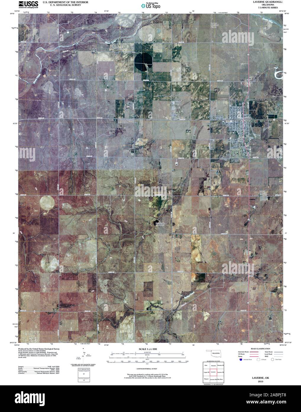 Map of laverne hires stock photography and images Alamy