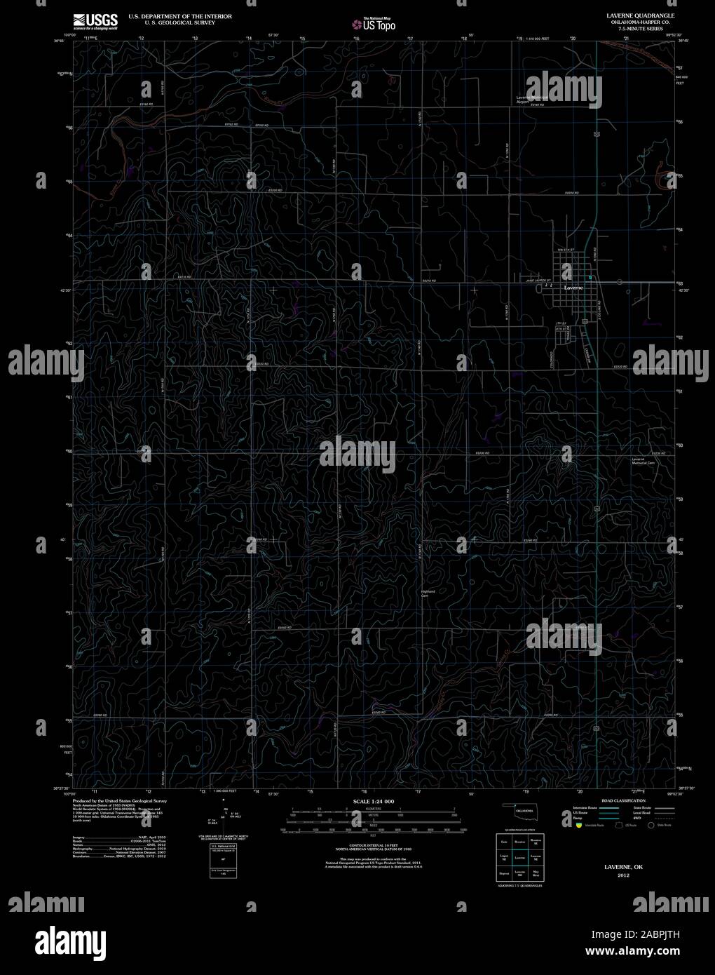 Map of laverne hires stock photography and images Alamy