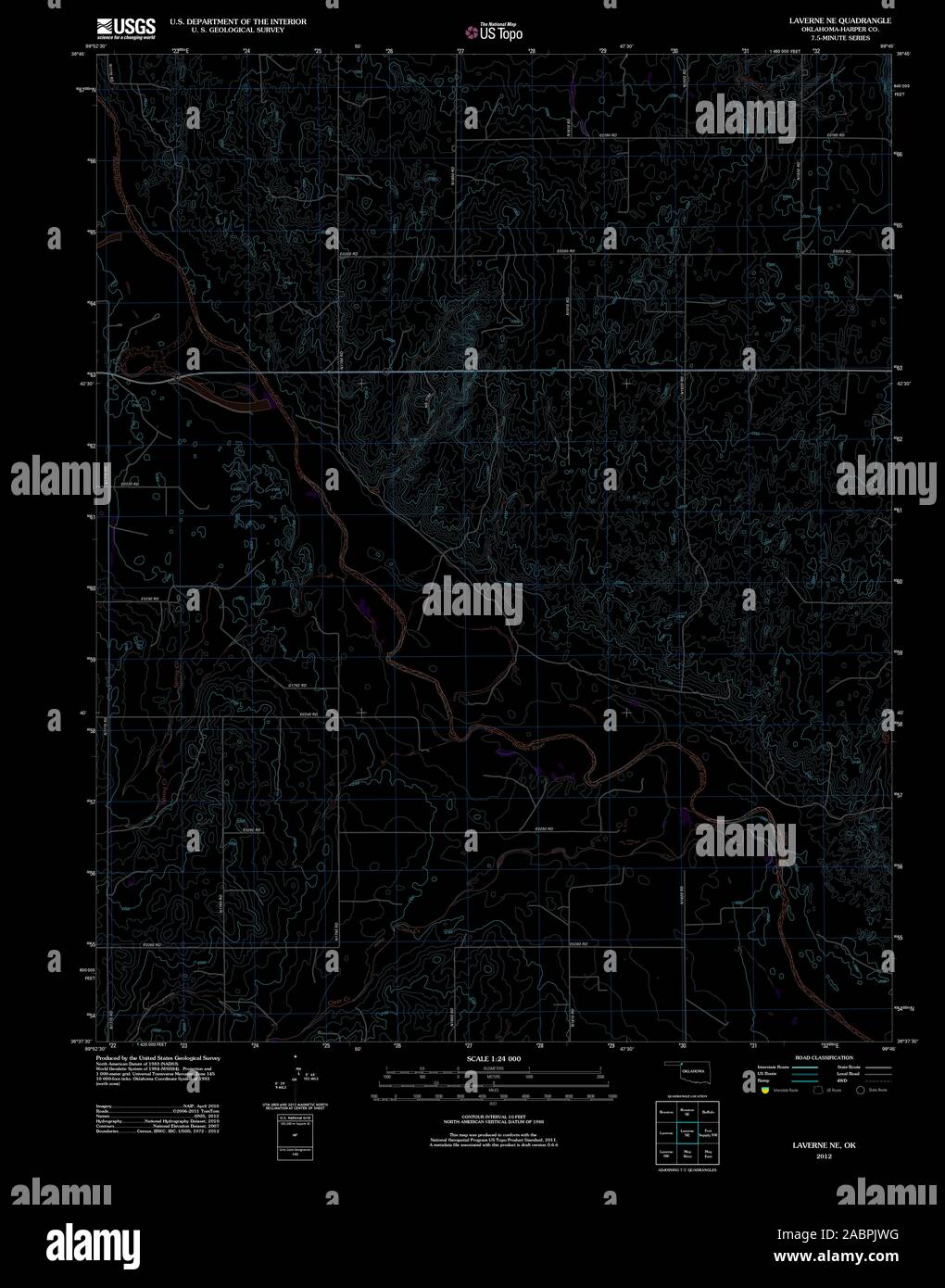 Map of laverne hires stock photography and images Alamy