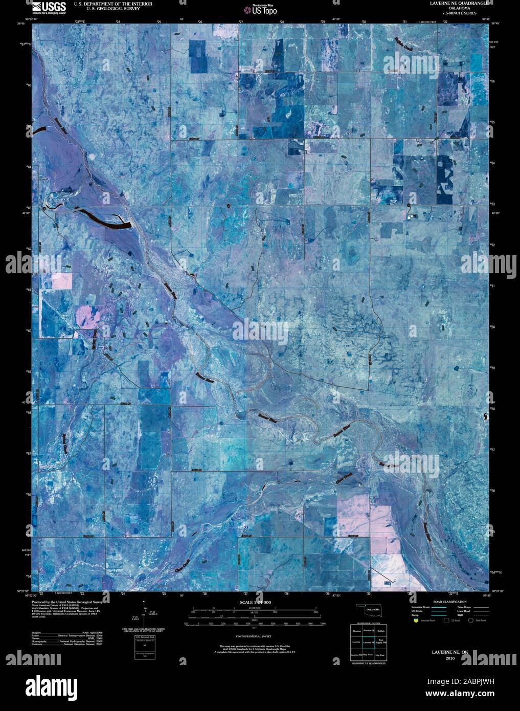 Map of laverne hires stock photography and images Alamy