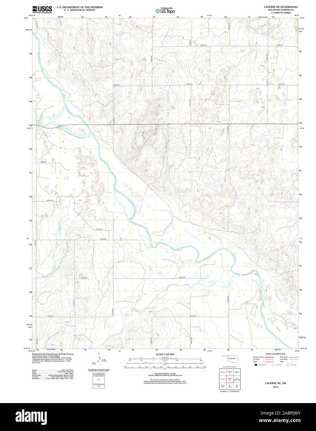 Map of laverne hires stock photography and images Alamy