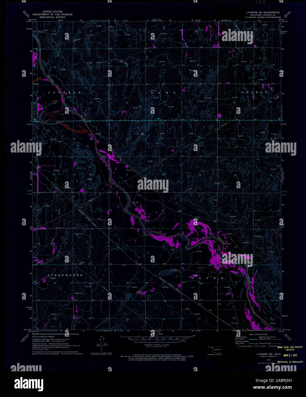 Map of laverne hires stock photography and images Alamy