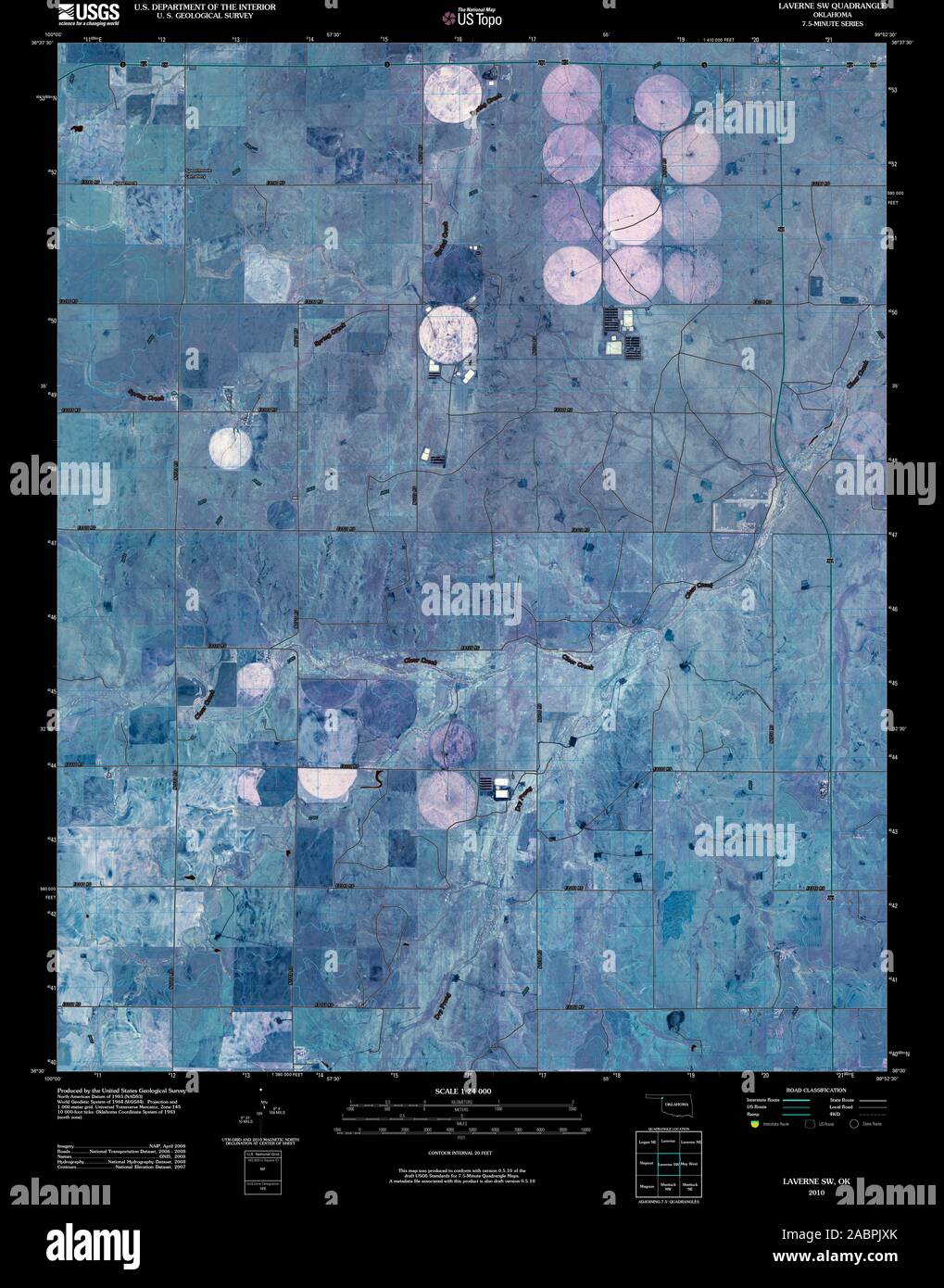 Map of laverne hires stock photography and images Alamy