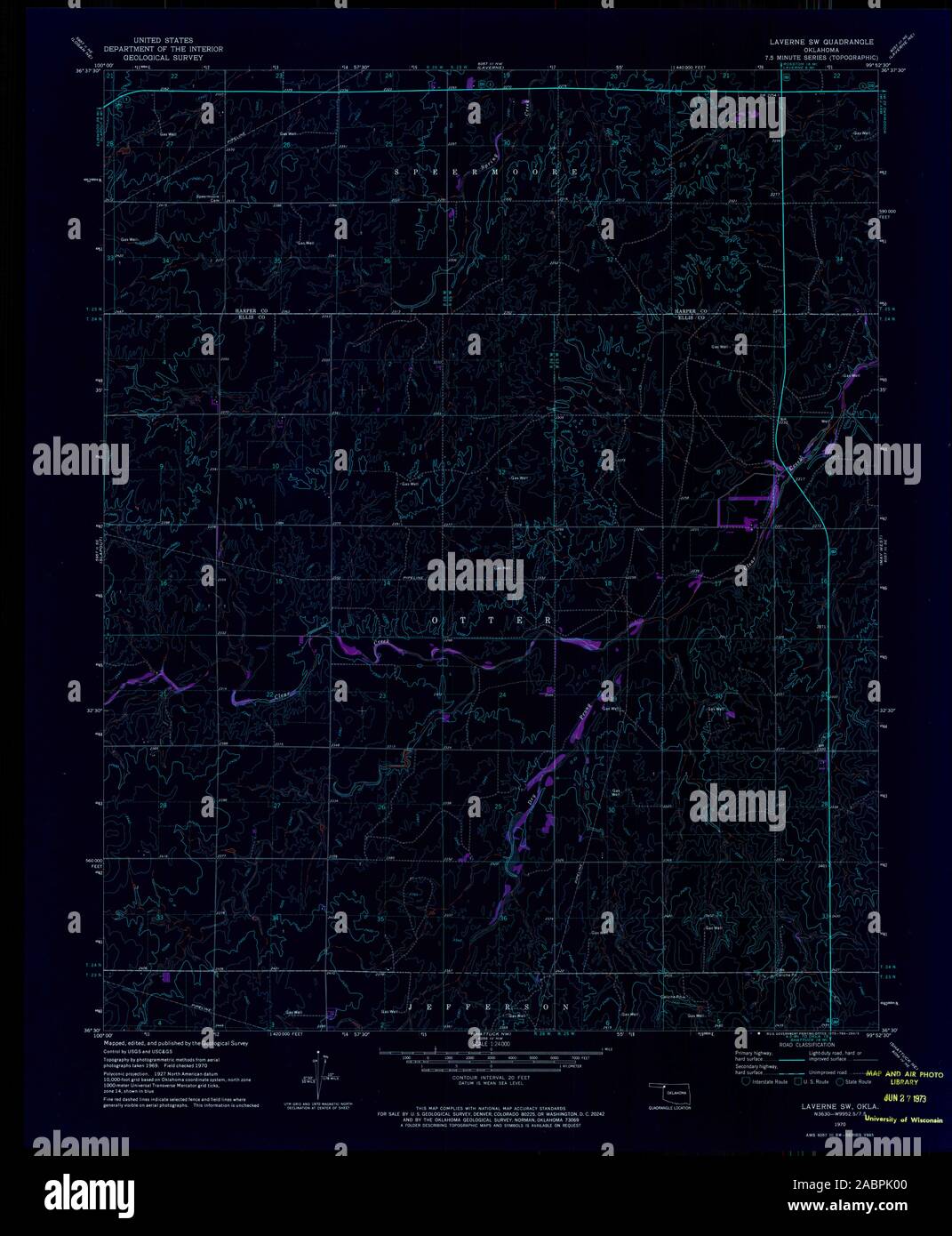 Map of laverne hires stock photography and images Alamy