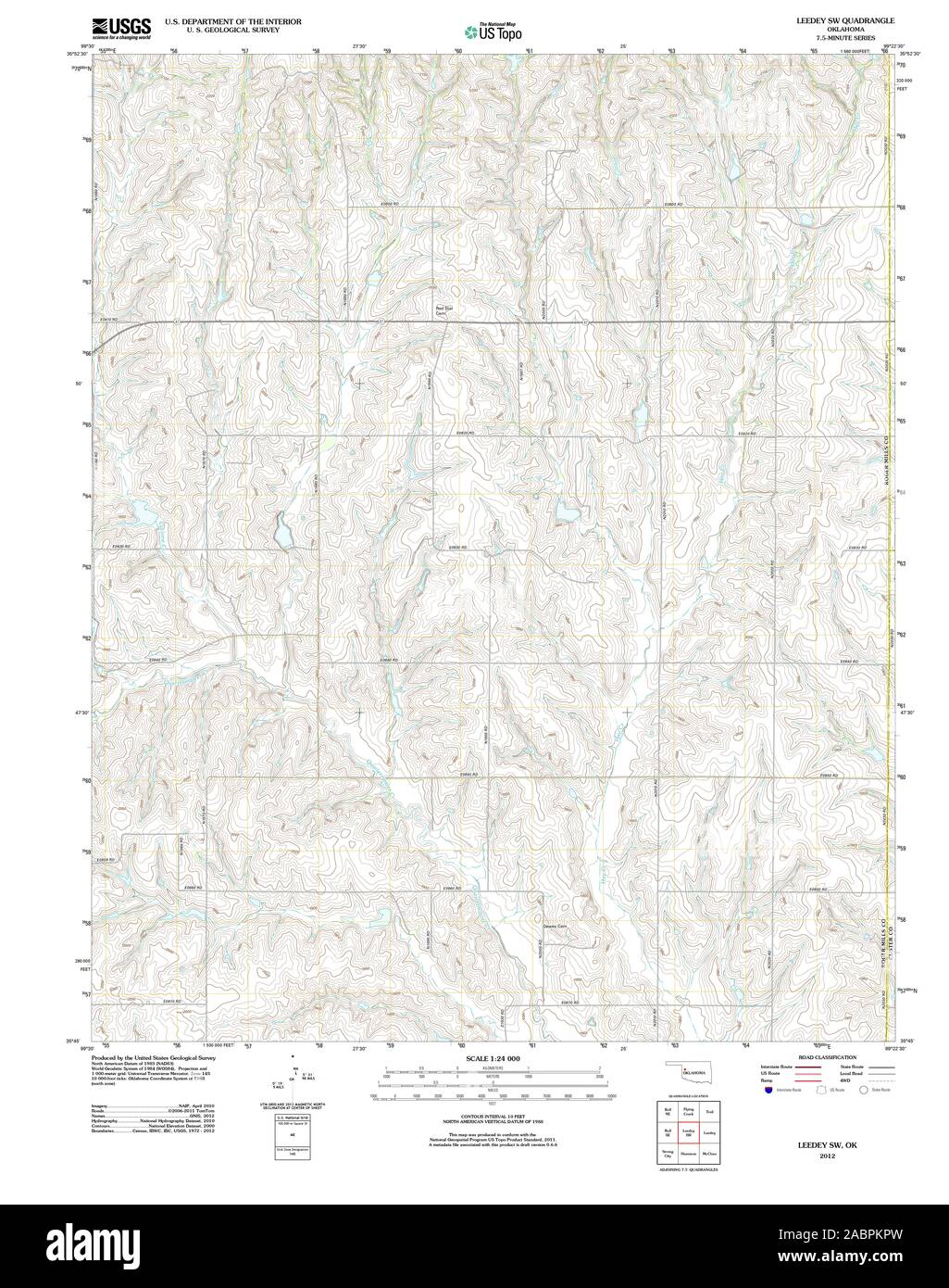 Leedey map hires stock photography and images Alamy