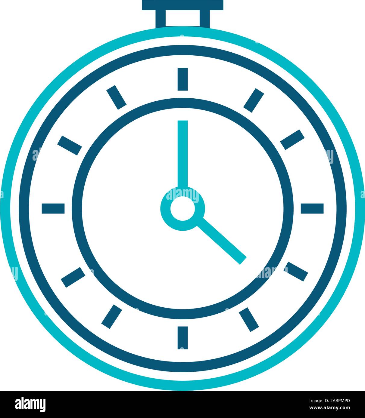 time chronometer line style icon vector illustration design Stock ...
