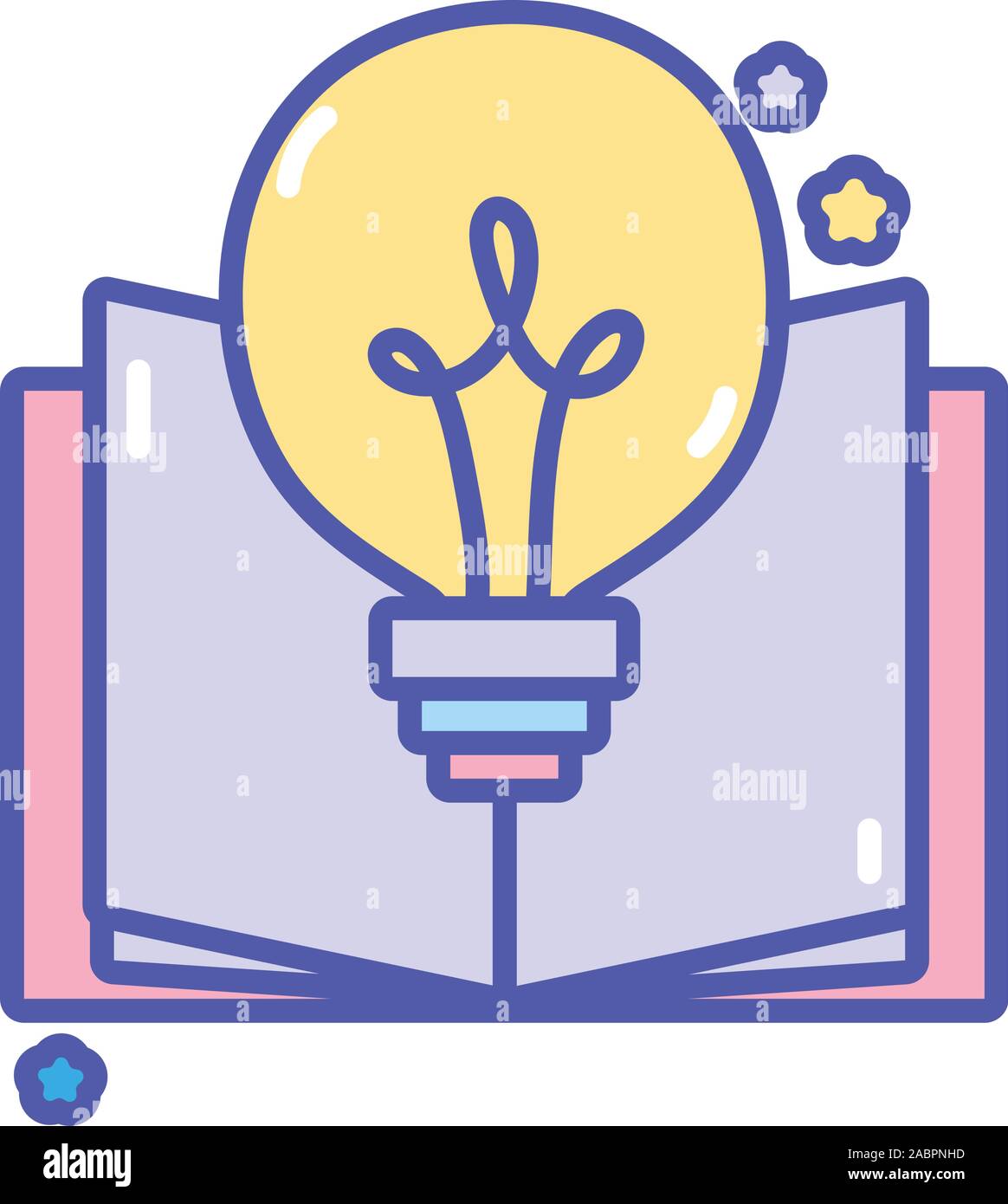 back to school education book creativity idea vector illustration Stock ...