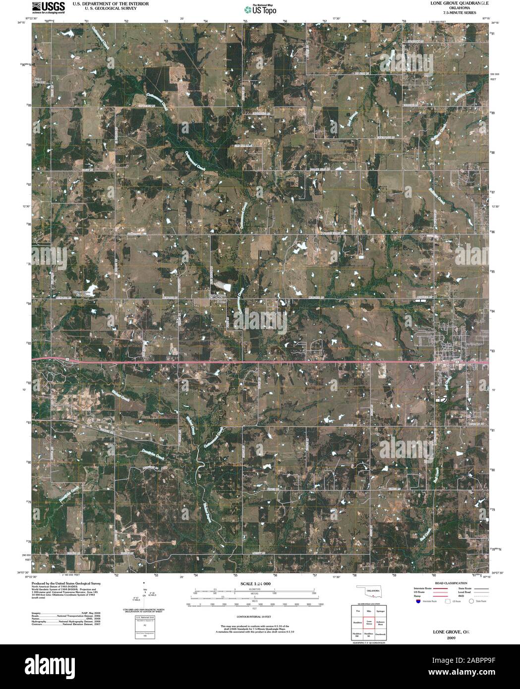 Lone grove oklahoma map Cut Out Stock Images & Pictures Alamy