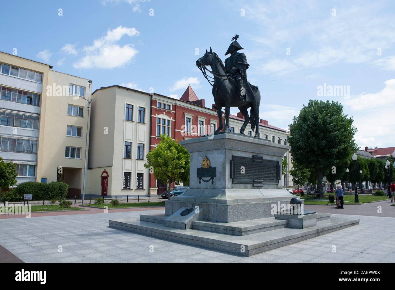 Chernyakhovsk, Kaliningrad Region - 06/17/2019: (Insterburg, East Prussia) - Monument to Barclay de Tolly Stock Photo