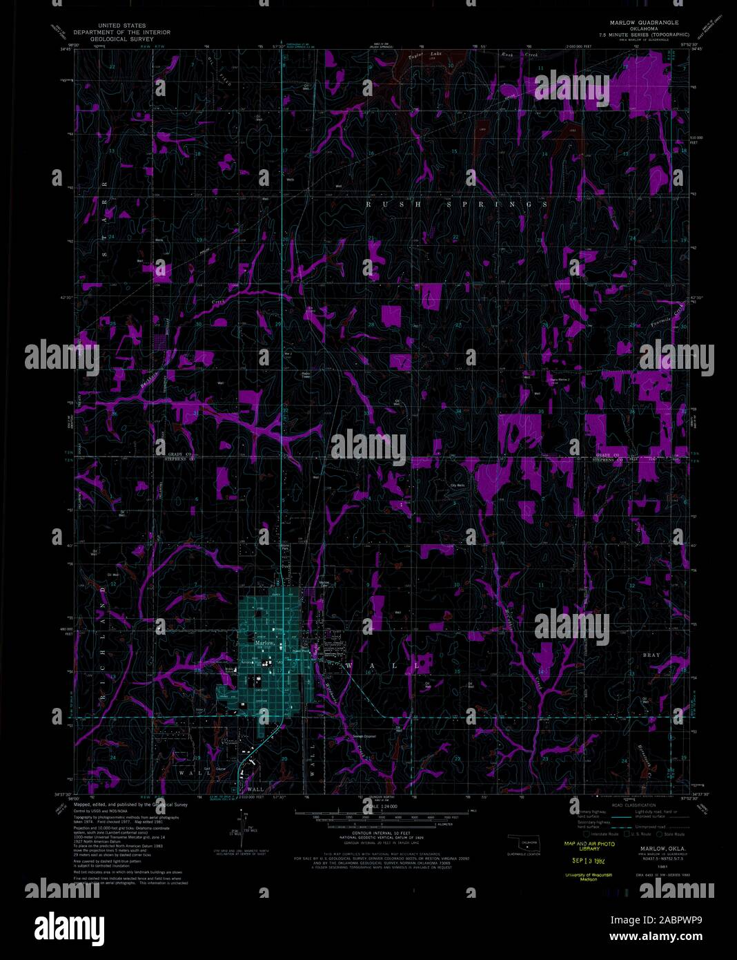 Map of marlow hires stock photography and images Alamy