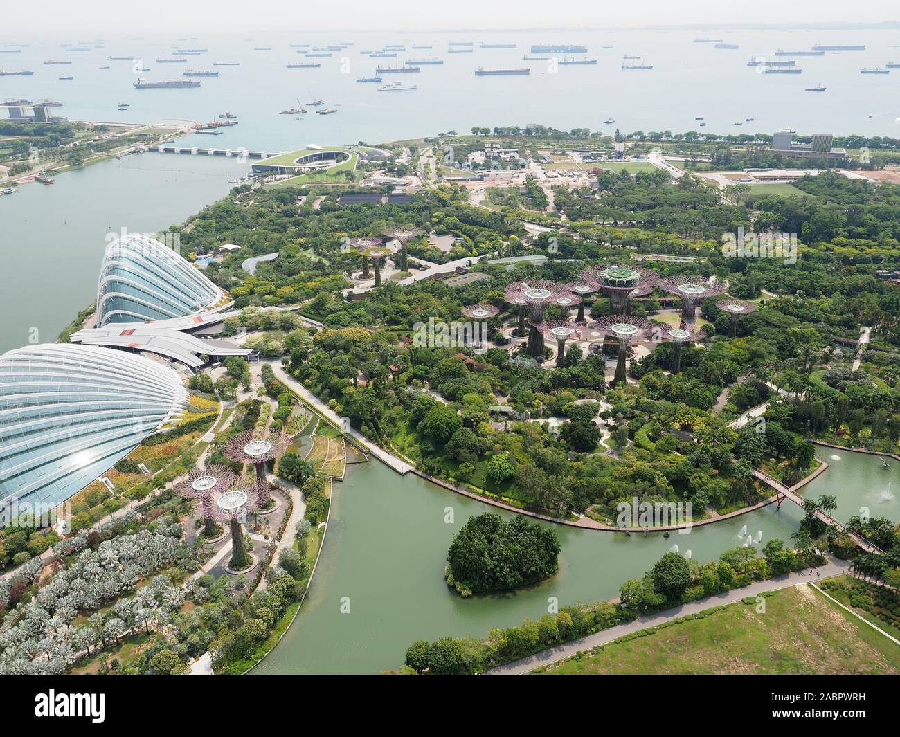 Gardens by the bay of singapore hi-res stock photography and images - Alamy