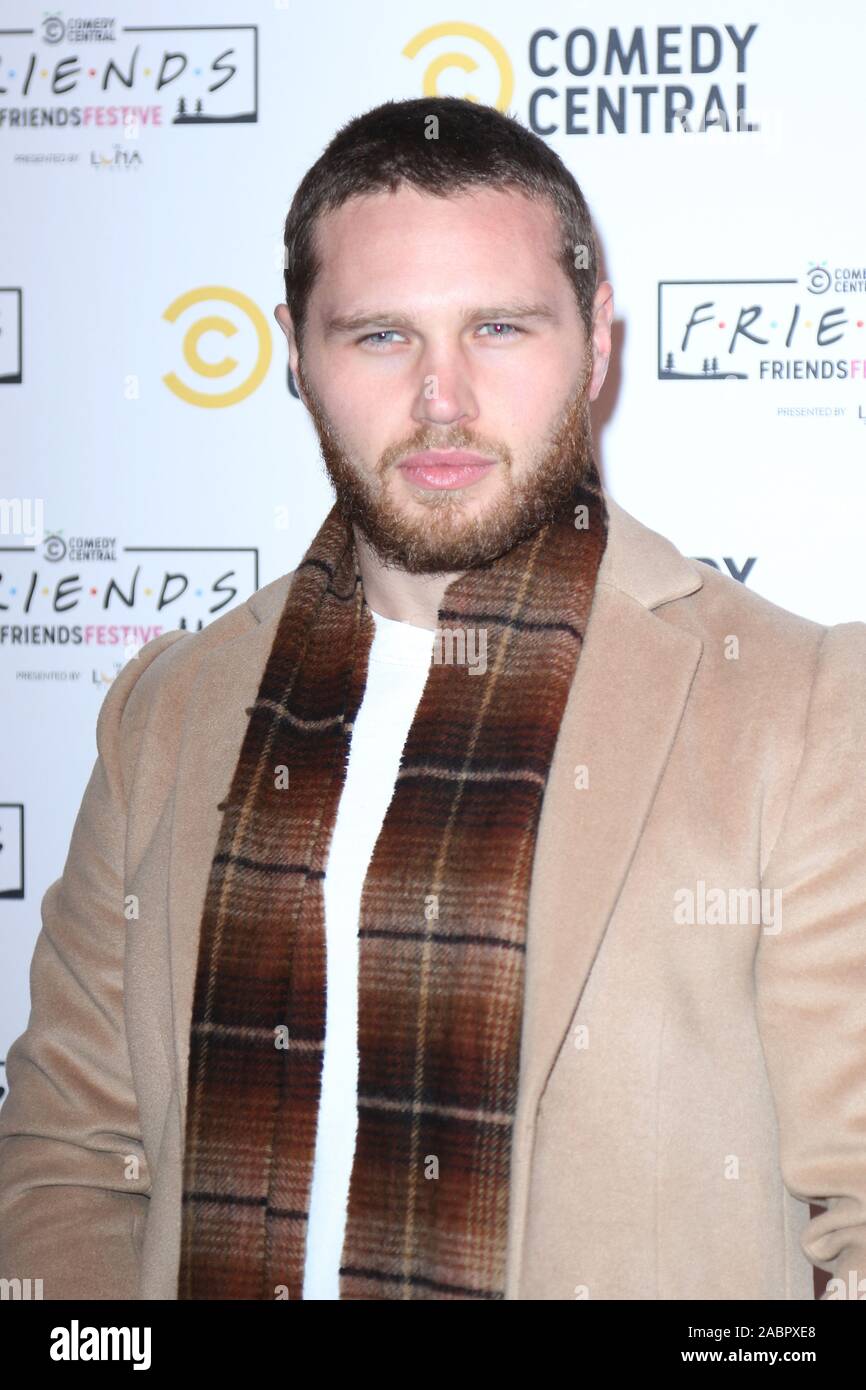 Danny Walters, FriendsFestive VIP launch party, The Truman Brewery, London, UK, 28 November 2019, Photo by Richard Goldschmidt Stock Photo