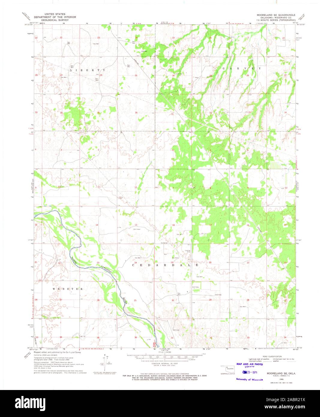 Mooreland oklahoma map Cut Out Stock Images & Pictures Alamy