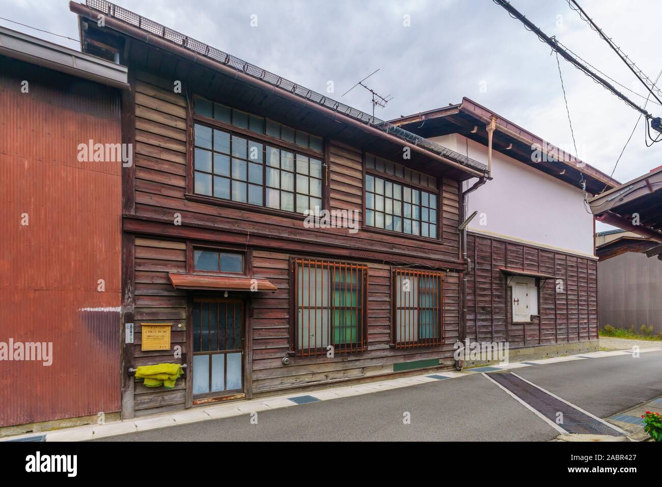 Takayama, Japan October 2, 2019 View of traditional Japanese houses