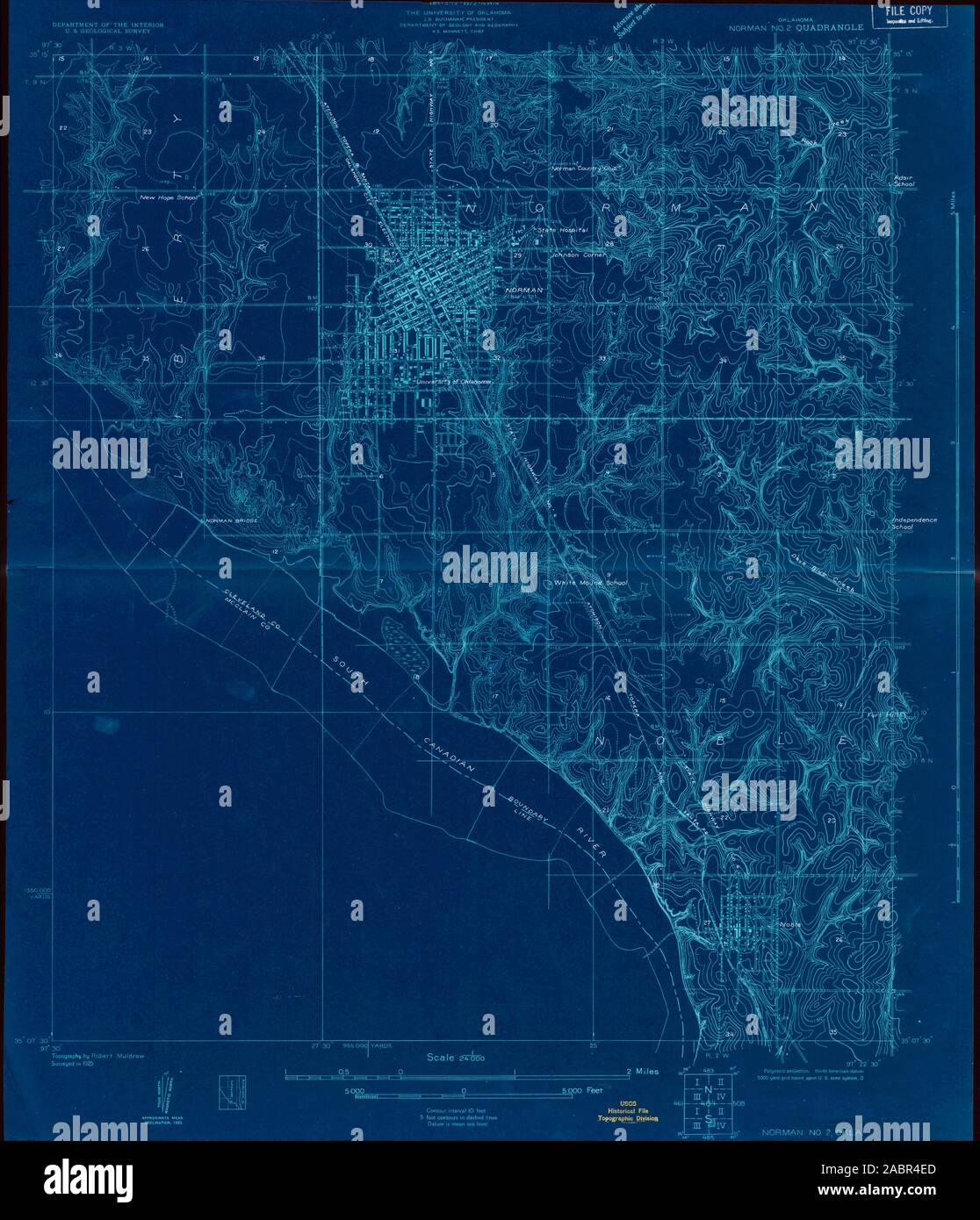 Map of norman oklahoma hires stock photography and images Alamy