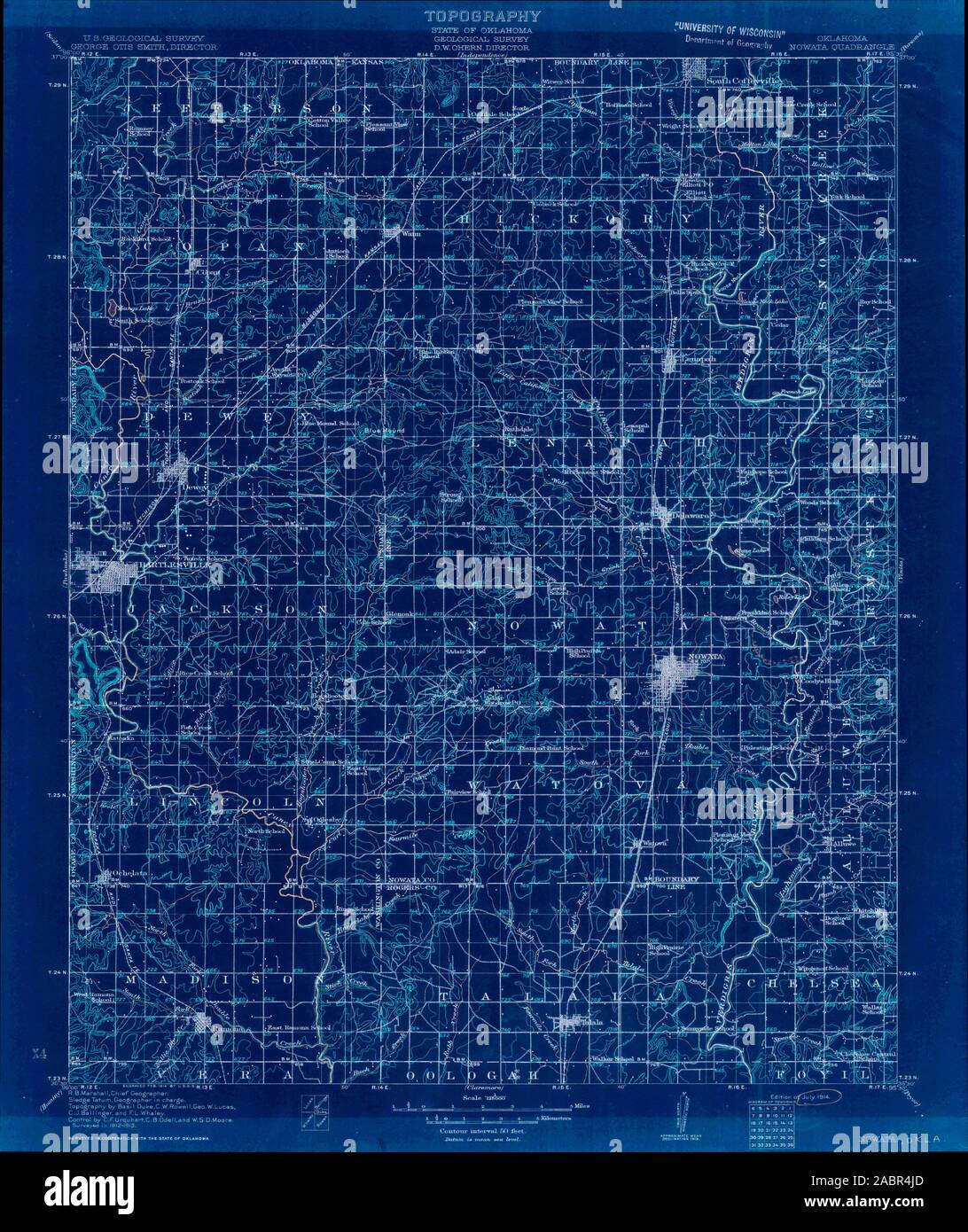 Map of nowata oklahoma hires stock photography and images Alamy