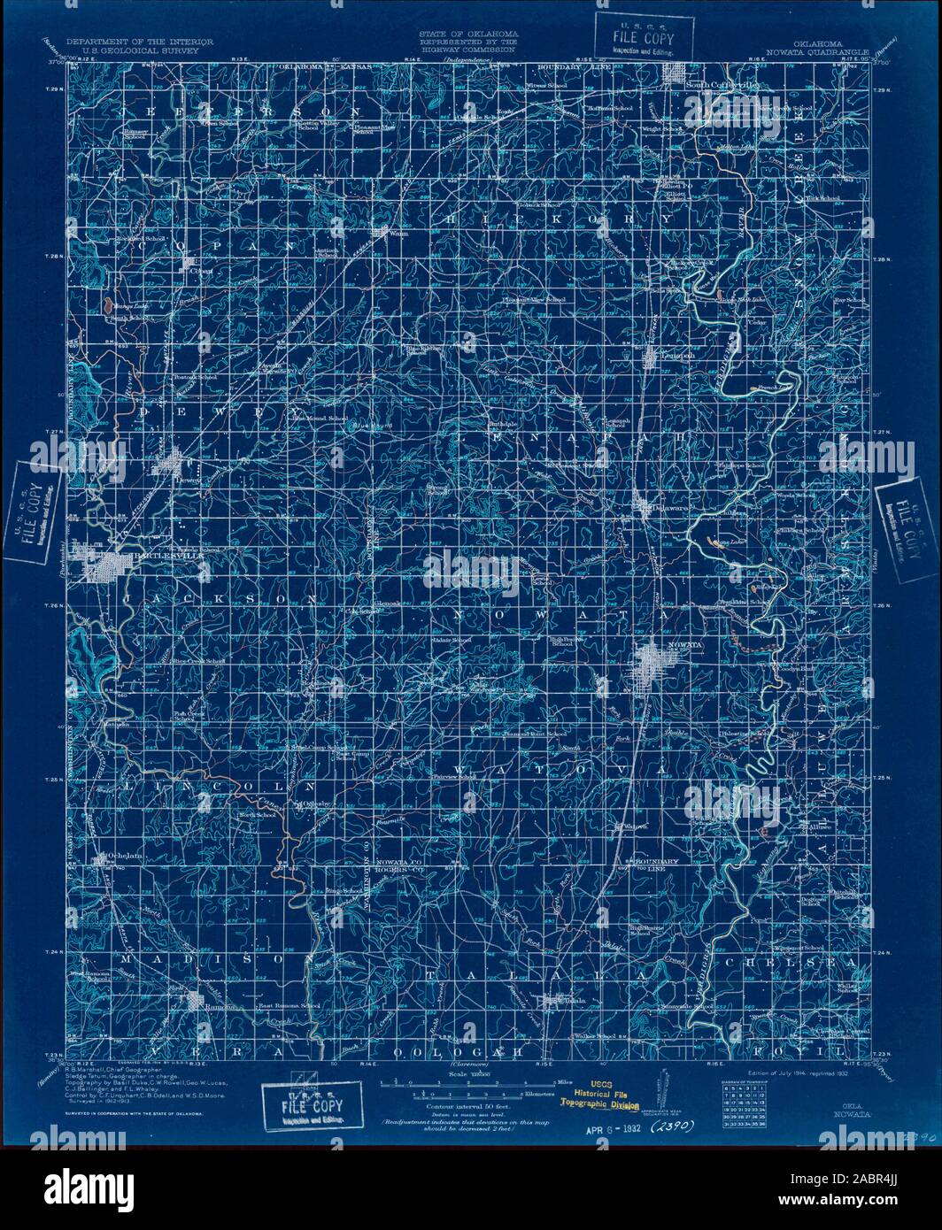 Map of nowata oklahoma hires stock photography and images Alamy
