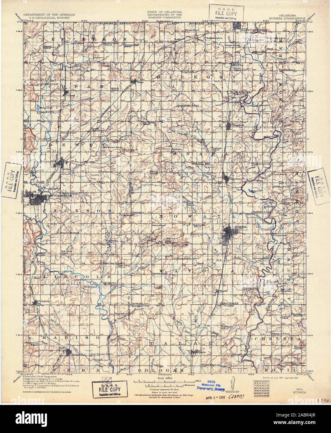 Map of nowata oklahoma hires stock photography and images Alamy