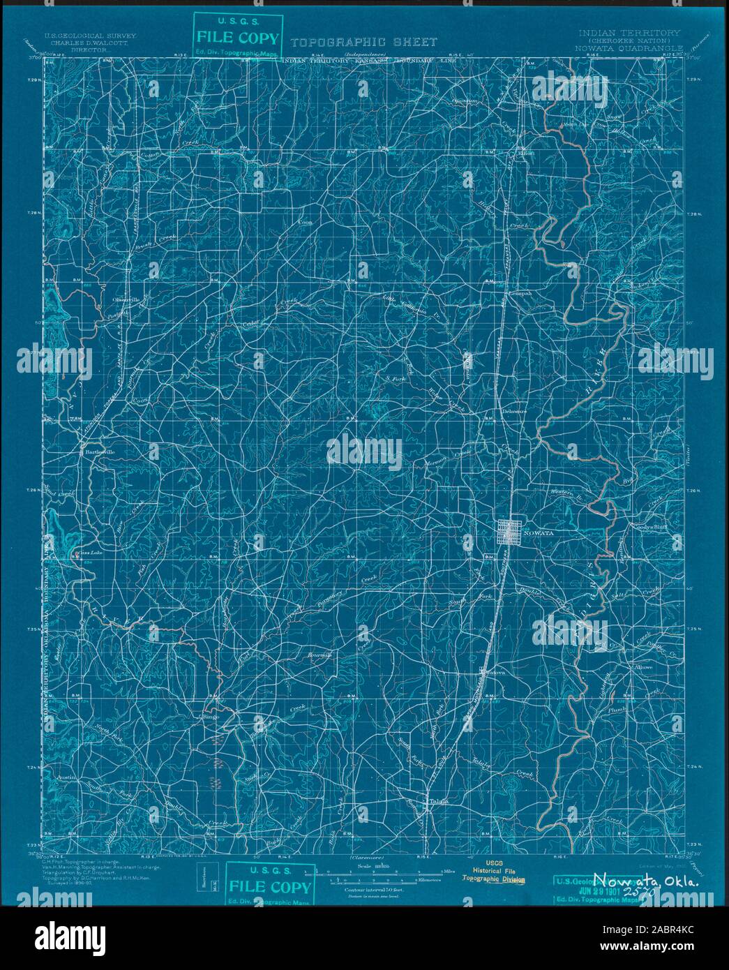 Map of nowata oklahoma hires stock photography and images Alamy