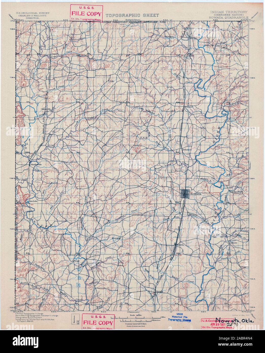 Map of nowata oklahoma hires stock photography and images Alamy