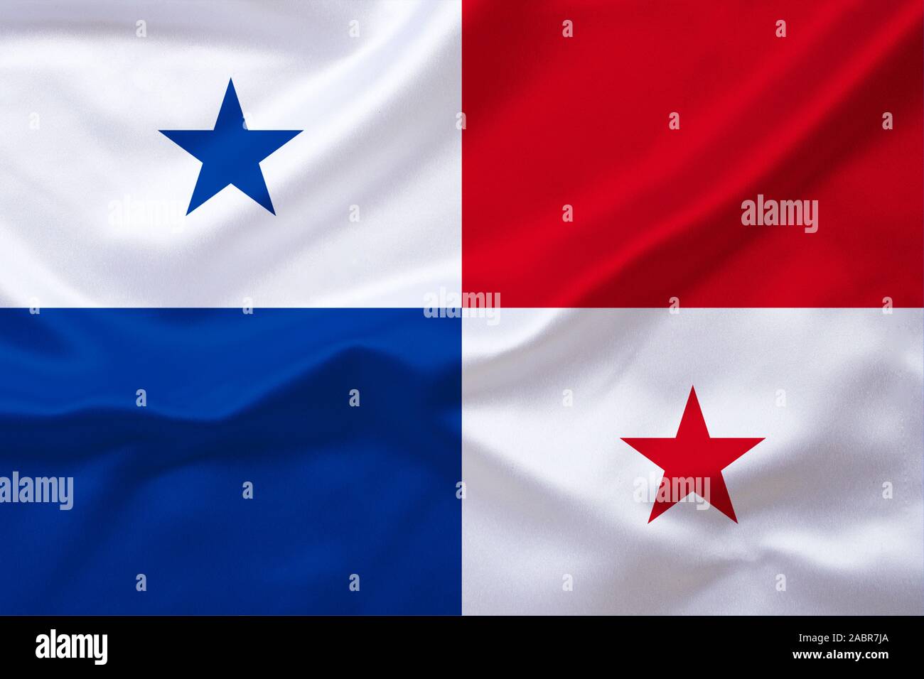 Flagge von Panama, Lateinamerika, Stock Photo