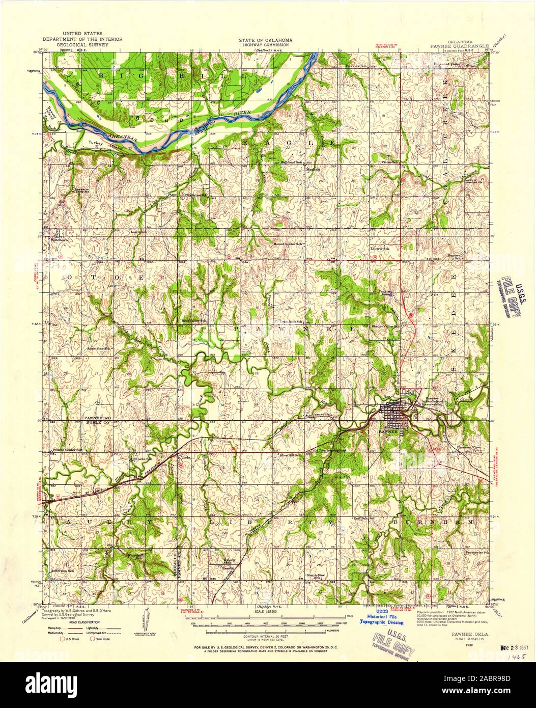 Map of pawnee oklahoma hires stock photography and images Alamy