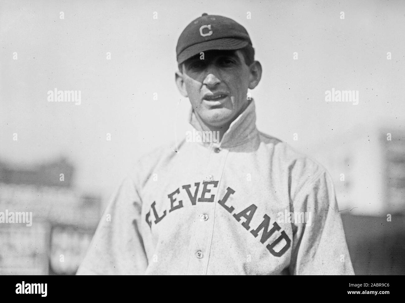 Vintage Baseball Players Joe Jackson, Cleveland AL ca. 1911 Stock
