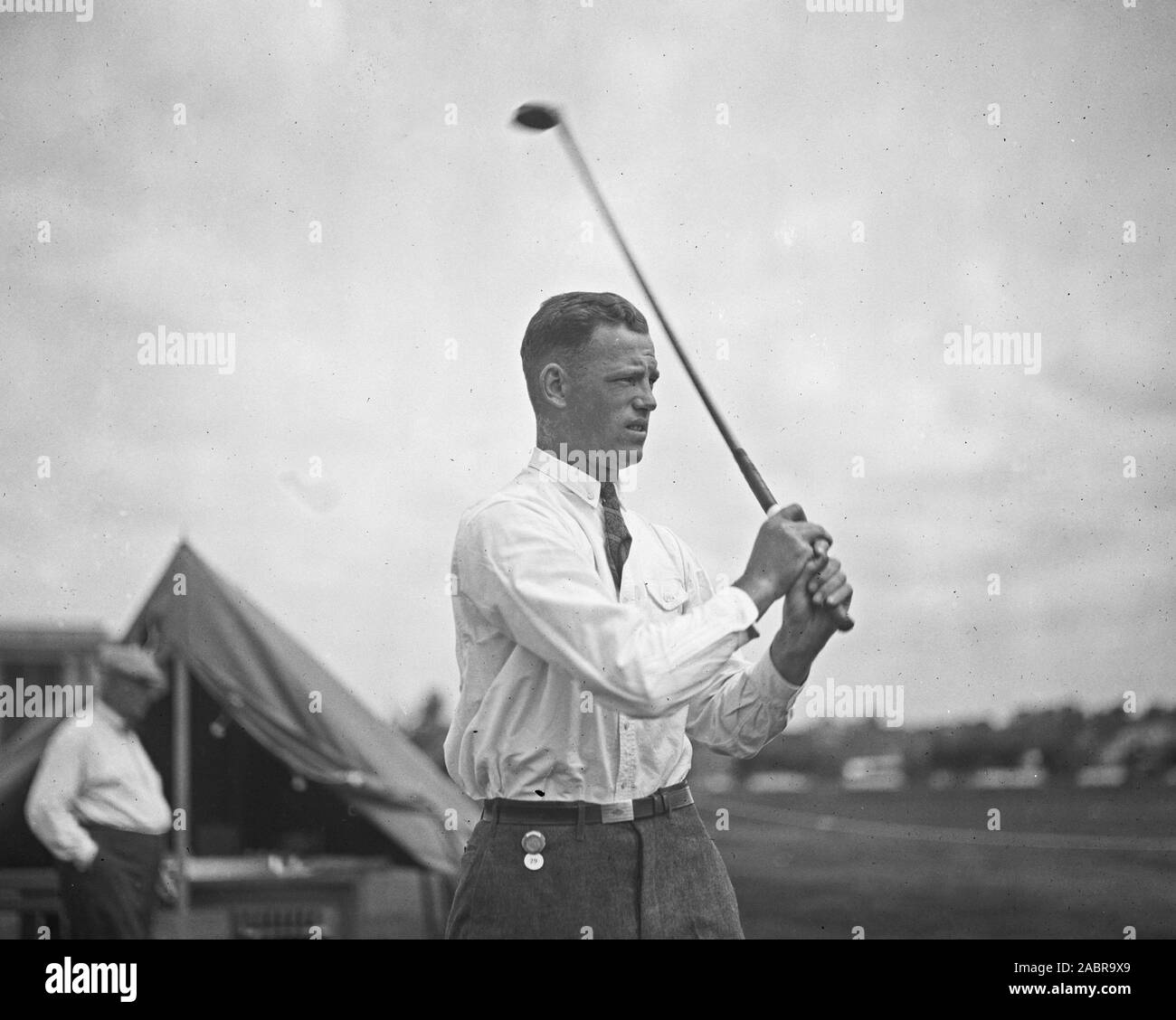 Vintage Golfing - Photo taken at the Second Annual American Public Links championship golf tournament held at East Potomac Park, Washington, D.C. - June 1923 Stock Photo