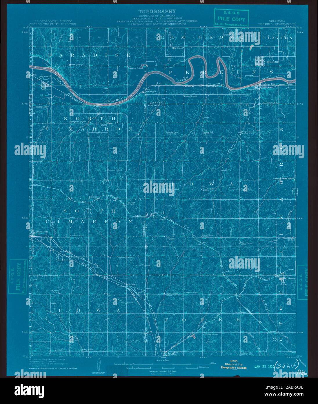 Perkins oklahoma map hires stock photography and images Alamy