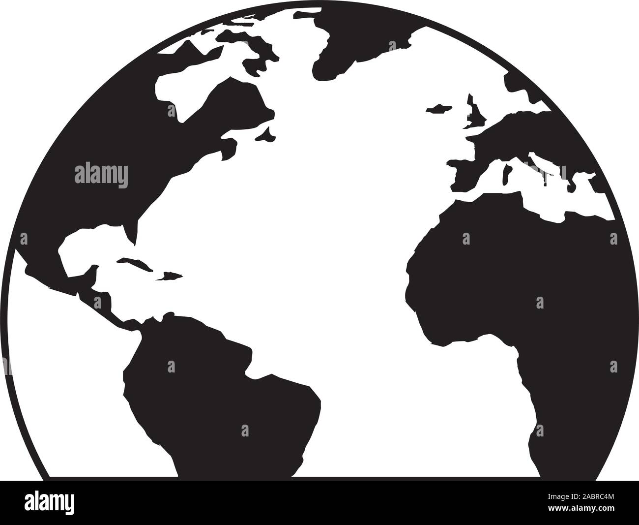 world planet earth line style icon Stock Vector Image & Art - Alamy