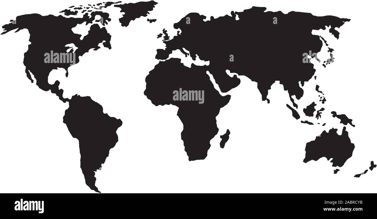 map world earth isolated icon Stock Vector Image & Art - Alamy